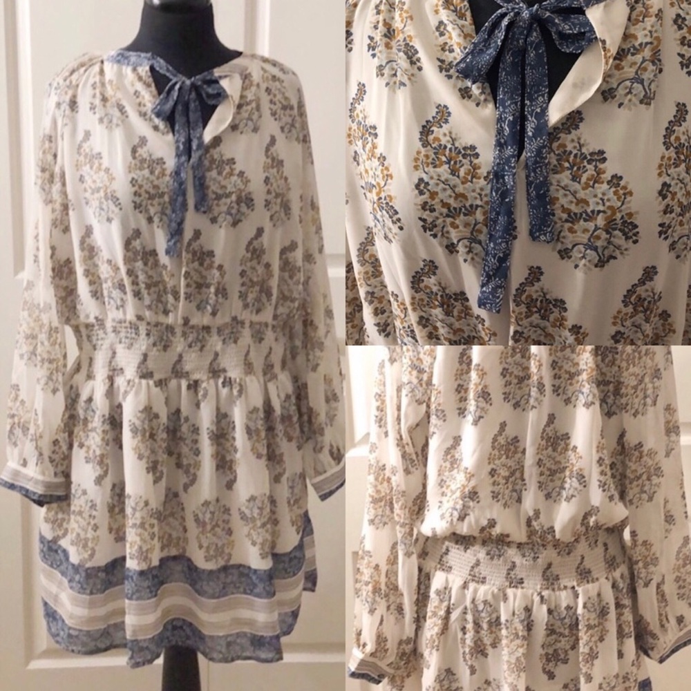 LUCKY BRAND PAISLEY DRESS XL NWT